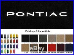 Lloyd Mats Pontiac Custom Embroidered Velourtex Front Floor Mats (1966-2009)