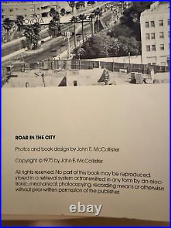 Long Beach Grand Prix ROAR IN THE CITY by McCollister A Pictorial Essay Book