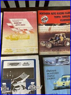 Lot Of 15 Vintage Racing Programs Can-am Datsun Sports Car Grand Prix Rally Etc