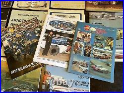 Lot Of 15 Vintage Racing Programs Can-am Datsun Sports Car Grand Prix Rally Etc