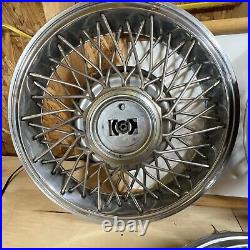 Lot Of 1982-87 Pontiac Bonneville Grand Prix 16 GM Wire Wheel Cover Hubcaps OEM