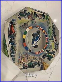 Lot Of 3 Vintage Round Puzzles 1968 Springbok Grand Prix Zodiac Collectable