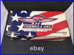 MINICHAMPS Minicar 1/18 F1 U. S GRAND PRIX 2000 IMS Event Car Used
