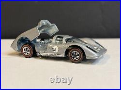 MINT 1970 Hot Wheels Vintage Redline Porsche 917 Gray Enamel USA Grand Prix 1969