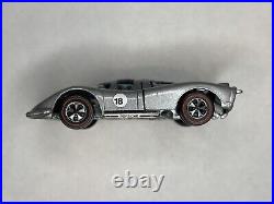 MINT 1970 Hot Wheels Vintage Redline Porsche 917 Gray Enamel USA Grand Prix 1969