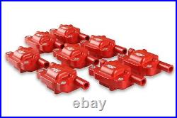 MSD 82658 Ignition Coil Blaster LS 2005-2013 GM LS2/LS3/LS4/LS7/LS9 Red 8-pack