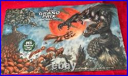 Magic the Gathering Grand Prix Lincoln 2012 Playmat Squirrels vs Werewolf MTG