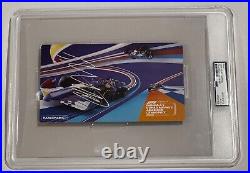 Max Verstappen 2023 Abu Dhabi F1 Grand Prix Signed Autographed Photo Card PSA