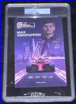 Max Verstappen 2024 Qatar Grand Prix 63rd F1 Win Signed Auto Drivers Card PSA Max Verstappen 2024 Qatar Grand Prix 63rd F1 Win Signed Auto Drivers Card PSA
