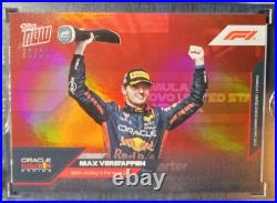 Max Verstappen /99 2023 Topps Now 50TH GRAND PRIX VICTORY RED PARALLEL #58