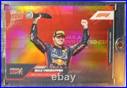 Max Verstappen /99 2023 Topps Now 50TH GRAND PRIX VICTORY RED PARALLEL #58