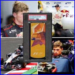 Max Verstappen Australian Grand Prix 2015 F1 Debut Ticket PSA 7 Rookie Card RC