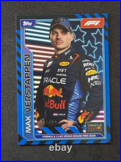 Max Verstappen Topps F1 2024 Las Vegas Grand Prix #1 Blue /499 Red Bull Champion