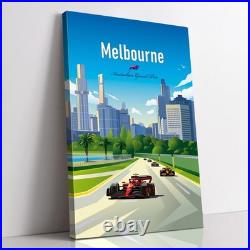 Melbourne F1 Australian Grand Prix Canvas / Albert Park Circuit