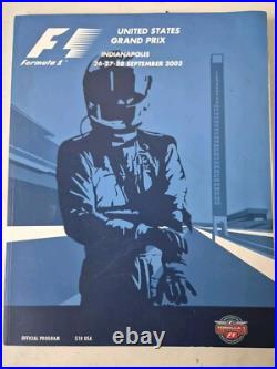 Mika Hakkinen Final Win Formula 1 USA Grand Prix Indianapolis 2001 Pass Ticket