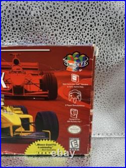 Monaco Grand Prix N64 Nintendo 64 In Box WithManual Tested + Box Protector