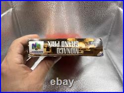 Monaco Grand Prix N64 Nintendo 64 In Box WithManual Tested + Box Protector