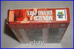 Monaco Grand Prix (Nintendo 64 N64) Complete in Box CIB
