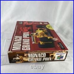 Monaco Grand Prix for Nintendo 64 N64 Authentic Game & Box