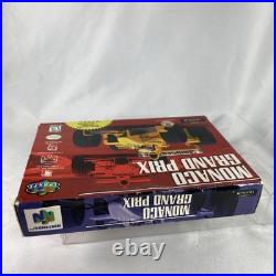 Monaco Grand Prix for Nintendo 64 N64 Authentic Game & Box