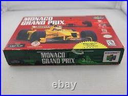 Monaco Grand Prix for Nintendo 64 N64 Complete In Box CIB Great Shape CH