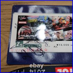 MotoGP 2013-2015 Paddock Pass Nakano Signed withTickets US Duty Free / INTL Offer