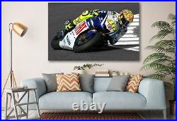 Motorcycle Superbike Grand Prix Motorcycle Races Canvas Décor Art Print Room