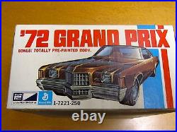 Mpc 1972 Pontiac Grand Prix Mint Unbuilt Model Kit