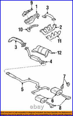 Muffler Pontiac Grand Prix GTP GT SE 3.8L 1999-2002 Genuine GM 12456173 Y2