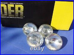 NEW 1960-67 Impala Belair Chevelle T-3 Guide Headlight Set of 4 Headlamp Bulbs