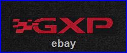 NEW! Black FLOOR MATS 2004-2008 PONTIAC Grand Prix GXP Embroidered Logo Red Pair