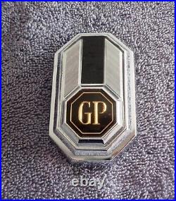 NEW NOS 78-84 Grand Prix Chrome Trunk Swing Lock Cover Ornament Emblem