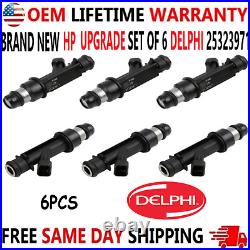 NEW x6 HP UPGRADE DELPHI Fuel Injectors for 2000-2003 Pontiac Grand Prix