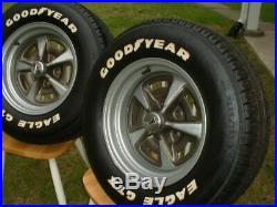 NOS 15x7 Mag Wheel Rally II Pontiac Center Cap Goodyear Eagle GT II 225 70 15 GM