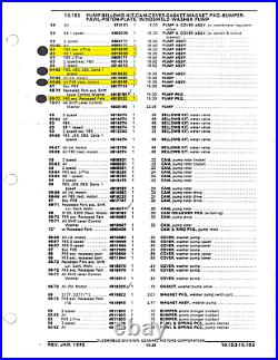 NOS 1963-74 Chevy Olds Pontiac Windshield Wiper Motor Washer Pump GM 4919332