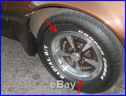 NOS 73-81 Trans Am, Firebird, Pontiac, 15 rally wheel trim rings RARE GM set