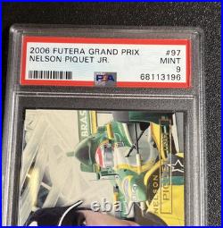 Nelson Piquet Jr. 2006 Futera Grand Prix Unique F1 Next RC #97 PSA 9 Pop 1 Nelson Piquet Jr. 2006 Futera Grand Prix Unique F1 Next RC #97 PSA 9 Pop 1