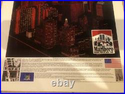 New York 1993 Grand Prix commemorative event poster rare poster showing the WTC