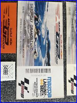 Nicky Hayden 1st Motogp Win 2005 USA Laguna Seca Grand Prix Pass/tickets