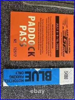 Nicky Hayden 1st Motogp Win 2005 USA Laguna Seca Grand Prix Pass/tickets