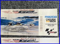 Nicky Hayden 1st Win 2005 USA Laguna Seca MotoGP Grand Prix Paddock Pass/Ticket