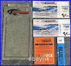 Nicky Hayden 1st Win 2005 USA Laguna Seca MotoGP Grand Prix Paddock Pass Tickets