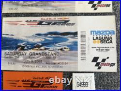 Nicky Hayden 1st Win 2005 USA Laguna Seca MotoGP Grand Prix Paddock Pass Tickets