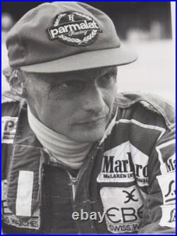 Niki Lauda Ferrari & McLaren 3x F1 Champ Signed Photograph Autograph Photo PSA