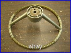 OEM 1962 1963 Pontiac Steering Wheel Deluxe with Clear Grand Prix Catalina Silver