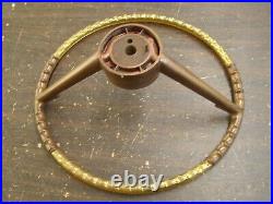OEM 1962 1963 Pontiac Steering Wheel Deluxe with Clear Grand Prix Catalina nos