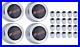 OER Black Rally II Center Cap & Lugnut Set 1967-1972 GTO Firebird Grand Prix