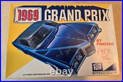 OPEN BOX! MPC 1969 Grand Prix Model Kit in 1/25 Scale Original Issue Annual