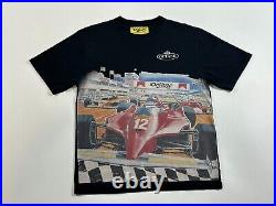 Octane Grand Prix Formula 1 T-Shirt Men's XL Black Crew Neck Logo Graphic Cotton