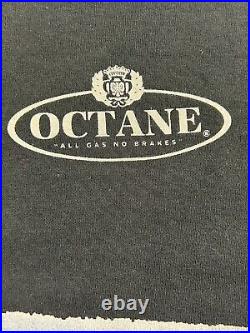 Octane Grand Prix Formula 1 T-Shirt Men's XL Black Crew Neck Logo Graphic Cotton